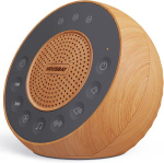Housbay White Noise Machine with Wood Grain